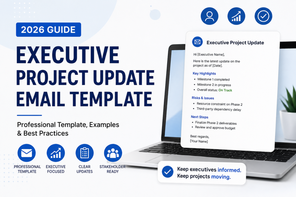Executive Project Update Email Template: Professional Examples for Stakeholders (2026)