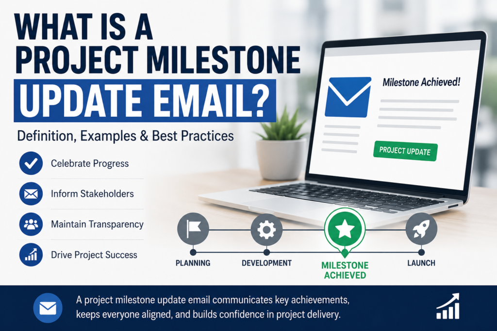 Project Milestone Update Email (2026): Templates, Examples & Best Practices 1 What is a project milestone update