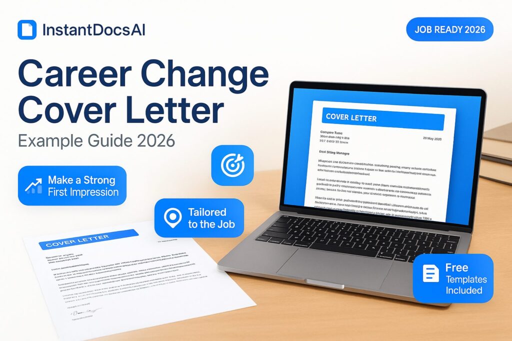Career Change Cover Letter Example Guide 2026 3 Career change cover letter example for transitioning to a new field