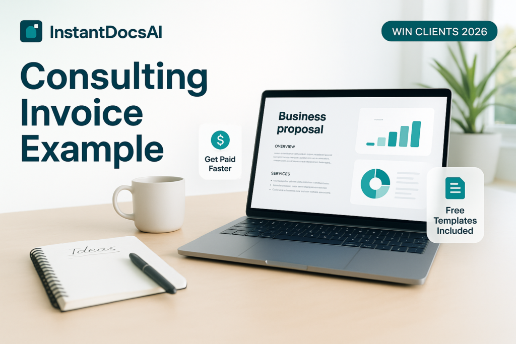 Consulting Invoice Example — InstantDocsAI professional guide with templates and examples