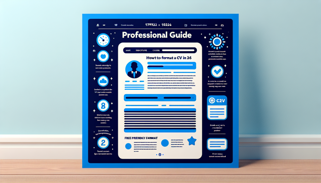 Format a CV - professional template and example guide