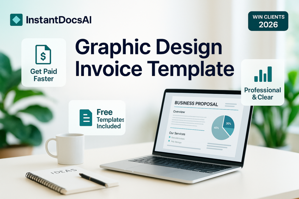 Graphic Design Invoice Template: Templates & Examples (2026) 2 graphic design invoice template — InstantDocsAI professional guide with templates and examples