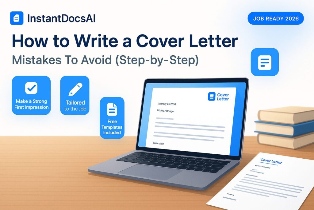 Cover letter mistakes to avoid with step-by-step correction tips