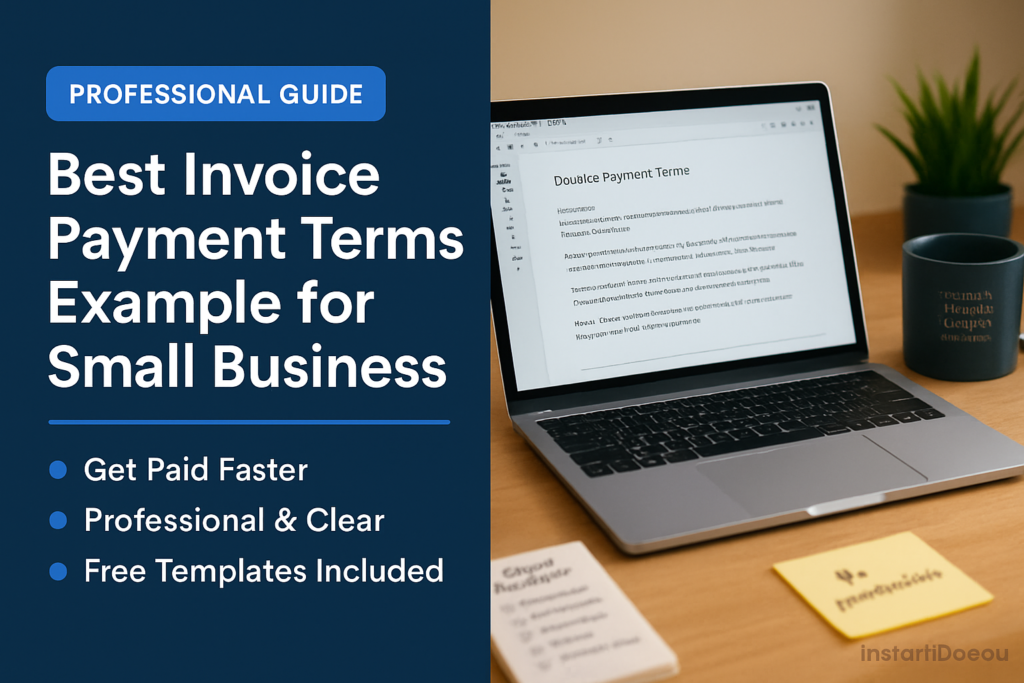 Best Invoice Payment Terms Example for Small Business (Free) 2 invoice payment terms - professional template and example guide
