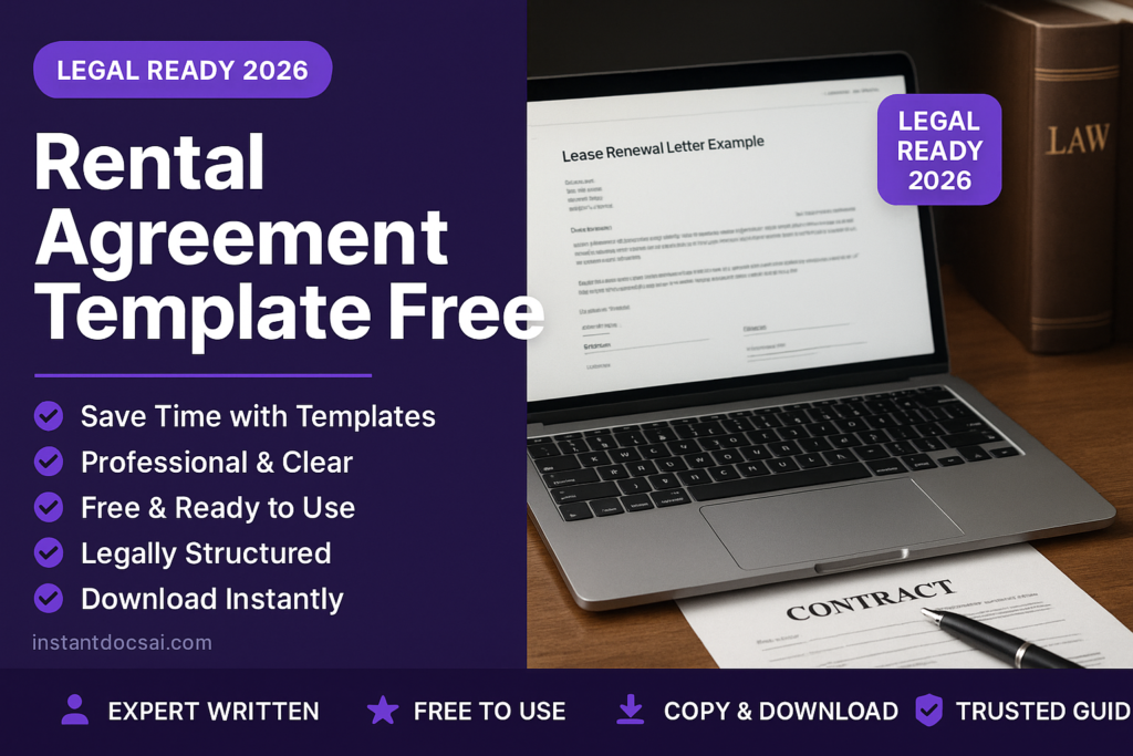 Lease Renewal Letter Example — professional guide, templates and examples