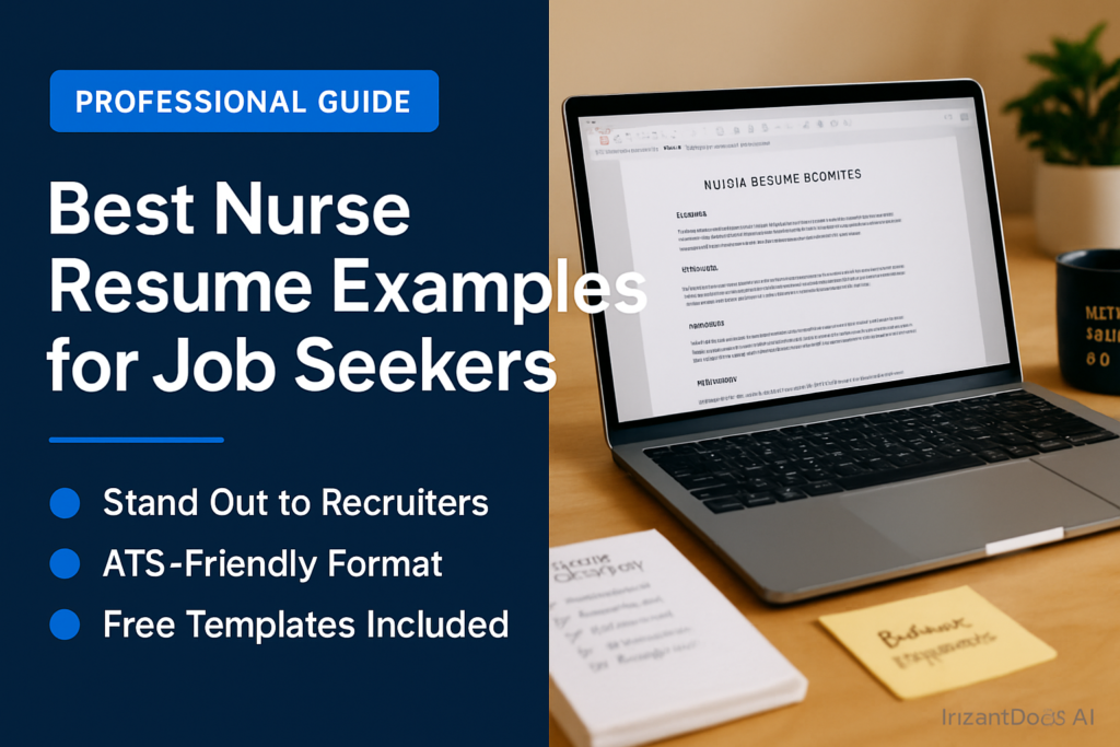 nurse resume examples - professional template and example guide