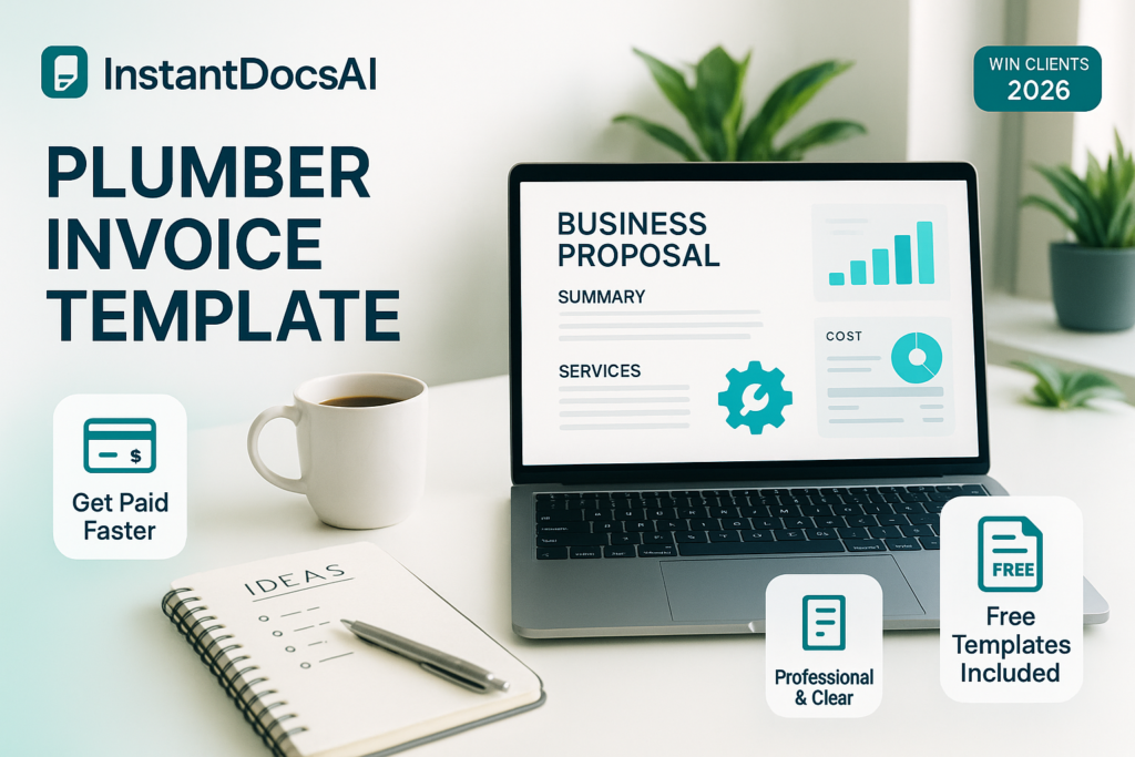 Plumber Invoice Template — InstantDocsAI professional guide with templates and examples