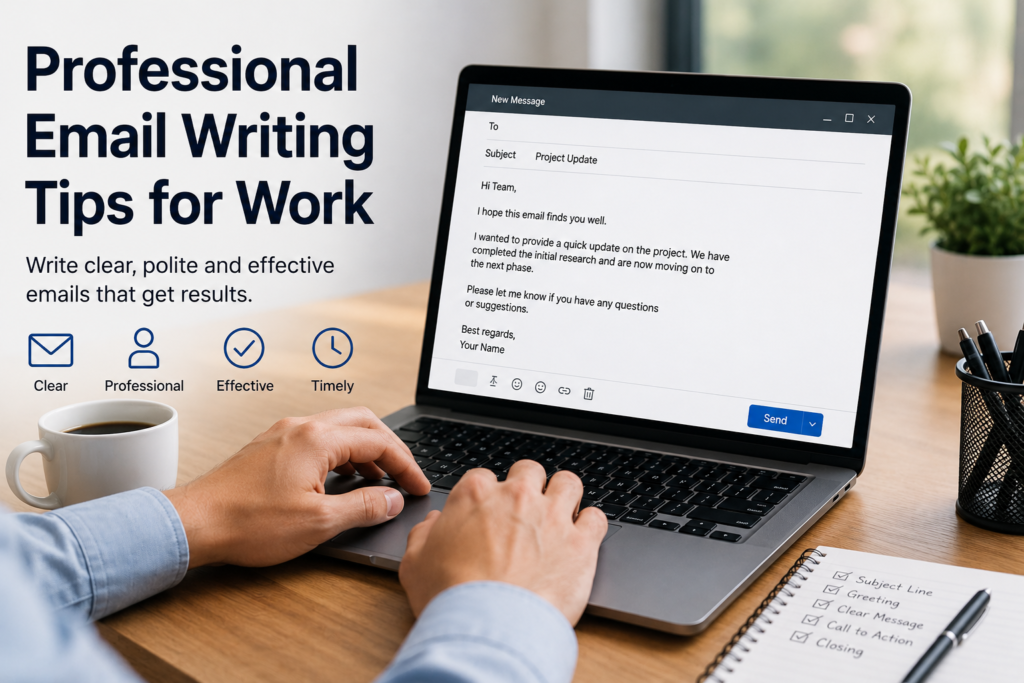 professional email writing tips for work and business communication