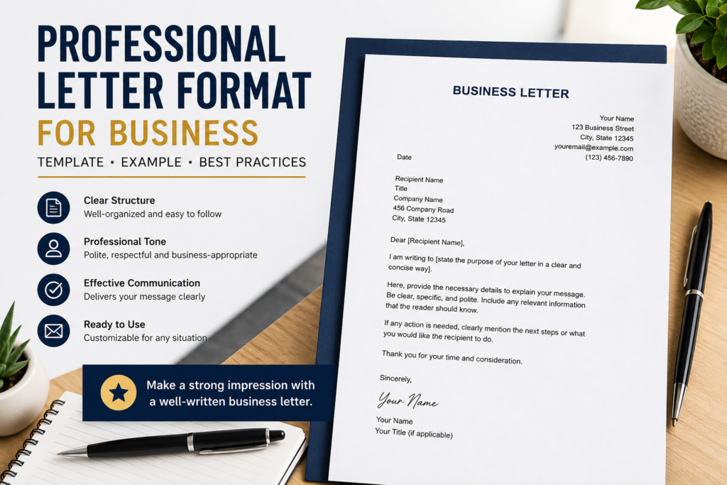 professional letter format for business example template for companies freelancers and clients