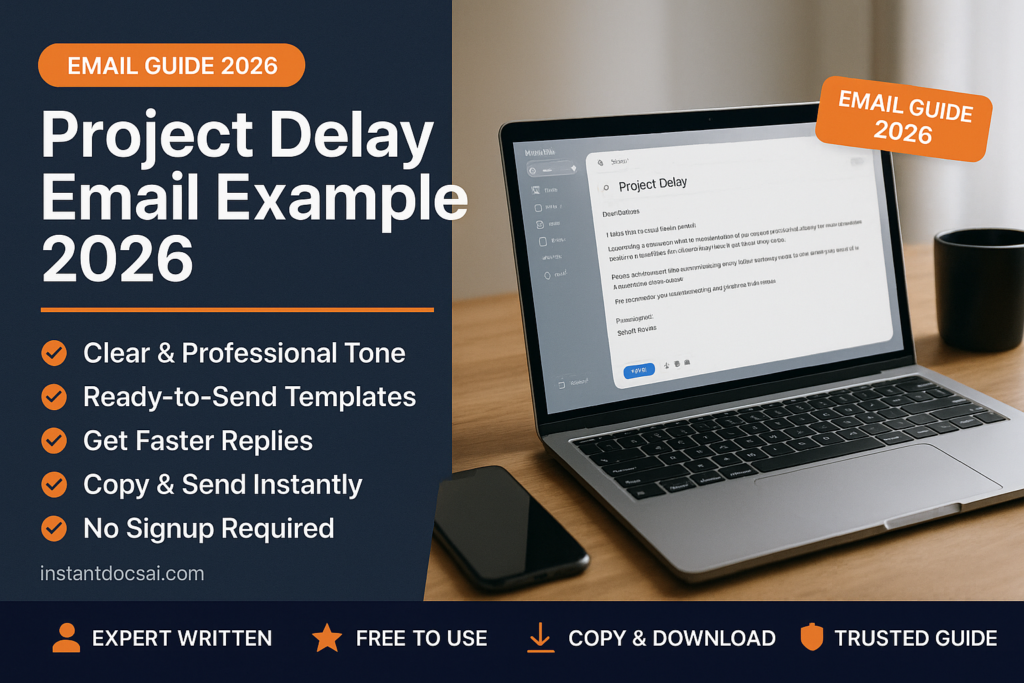 project delay email example — professional guide, templates and examples