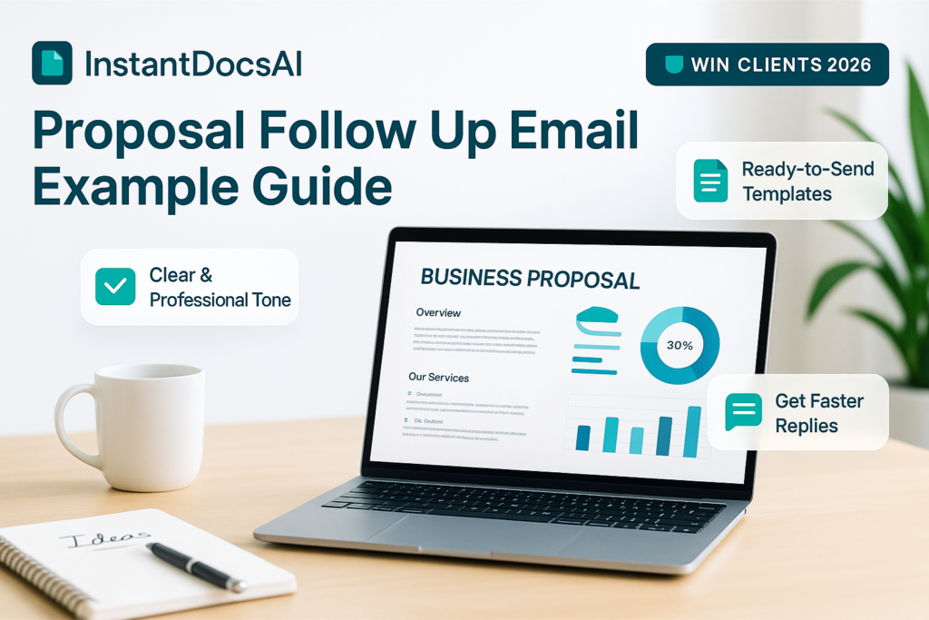 Proposal Follow Up Email Example Guide 2 proposal follow up email — InstantDocsAI professional guide with templates and examples