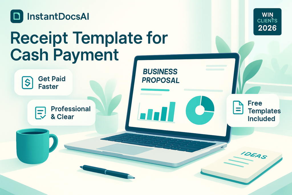 Receipt Template for Cash Payment — InstantDocsAI professional guide with templates and examples