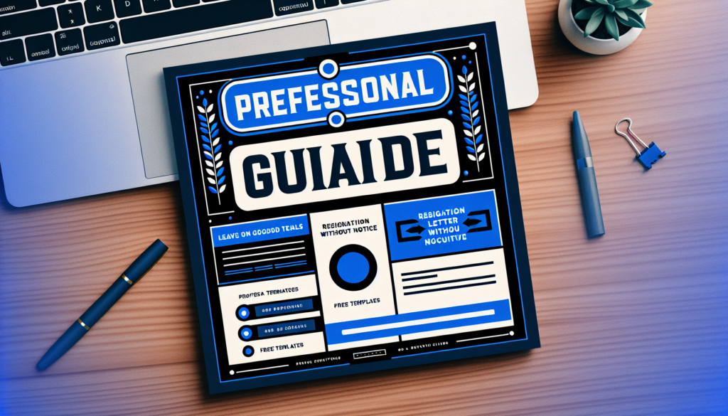 Resignation Letter Without Notice Guide - professional template and example guide