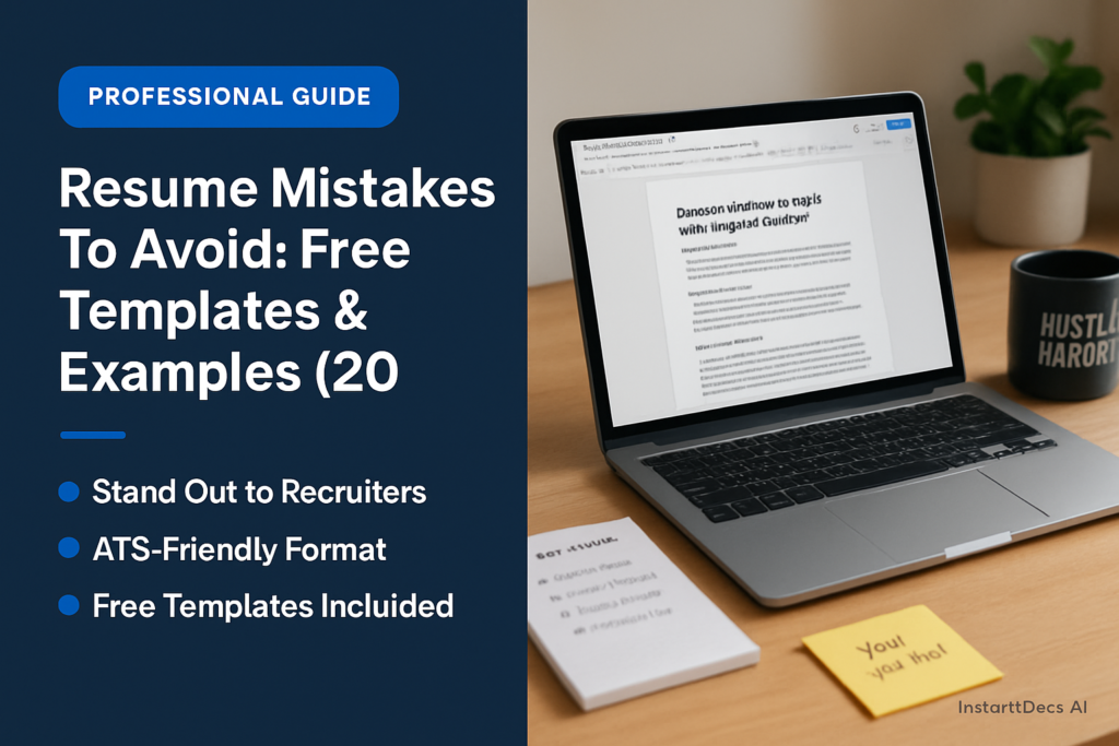 Resume Mistakes To Avoid: Free Templates & Examples (2026) - professional template and example guide