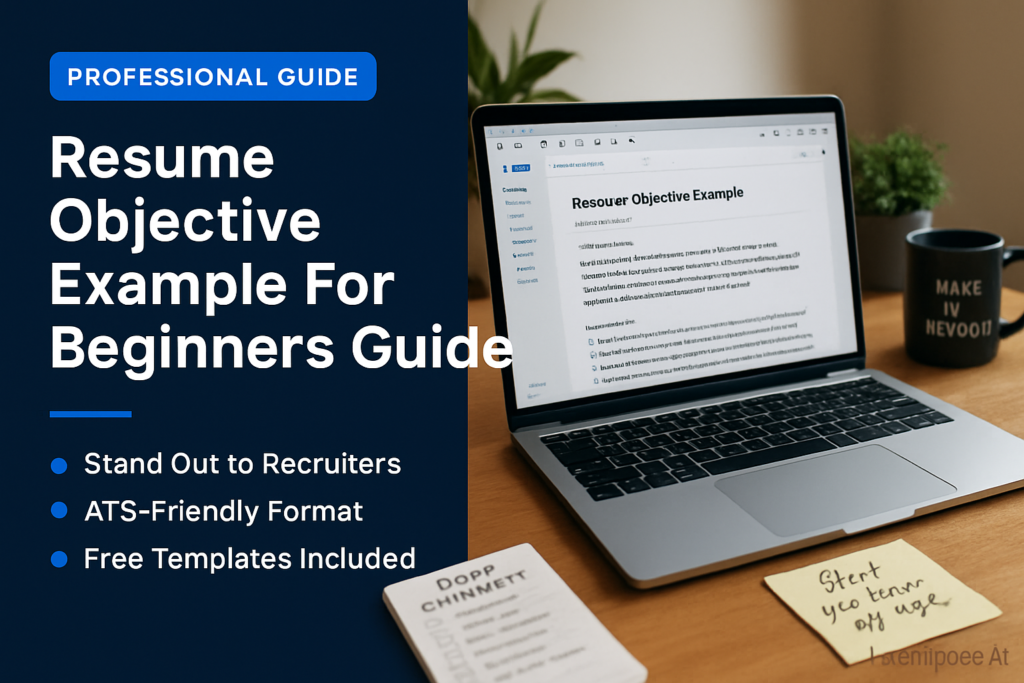 Resume Objective Example - professional template and example guide