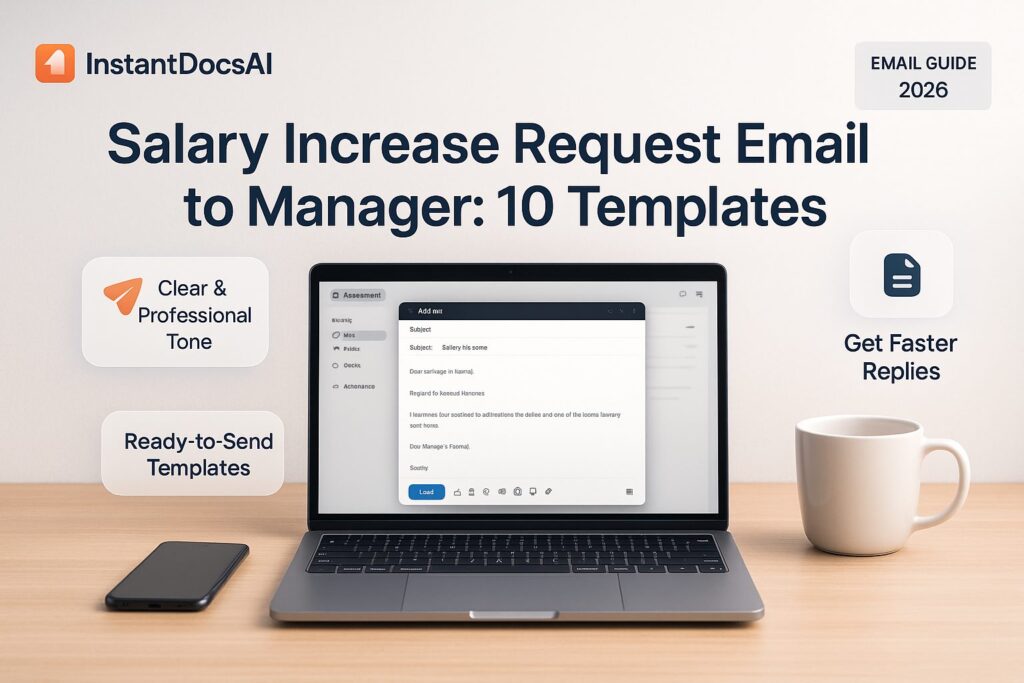 Salary increase request email to manager with professional templates