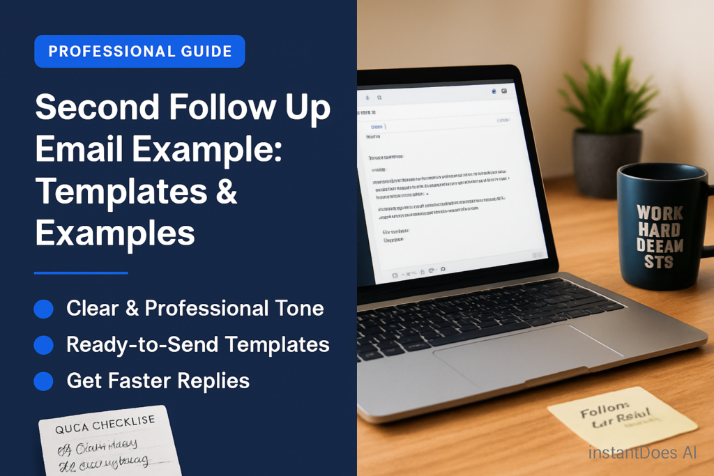 Second Follow Up Email Example: Templates & Examples (2026) - professional template and example guide