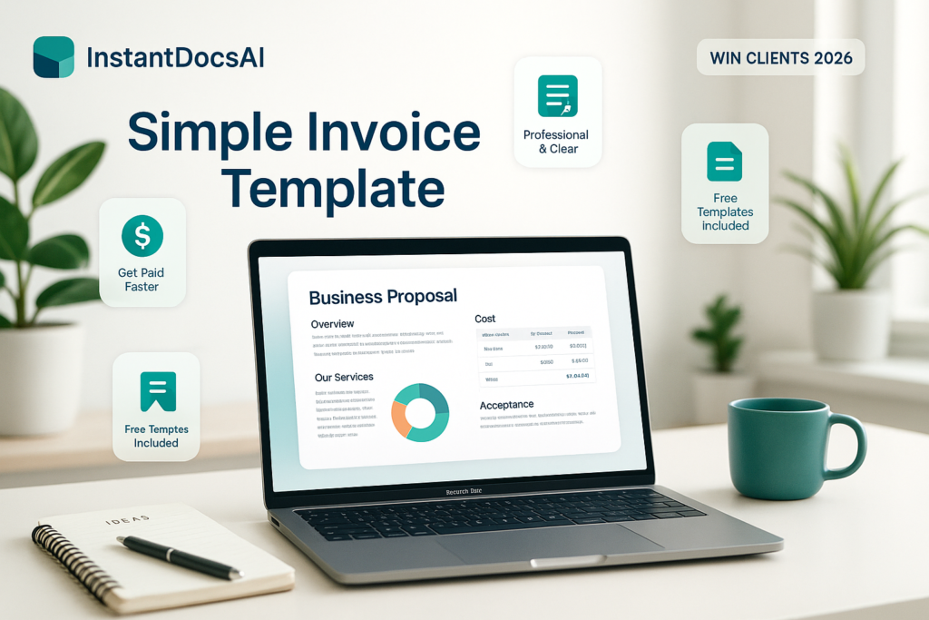 Simple Invoice Template — InstantDocsAI professional guide with templates and examples