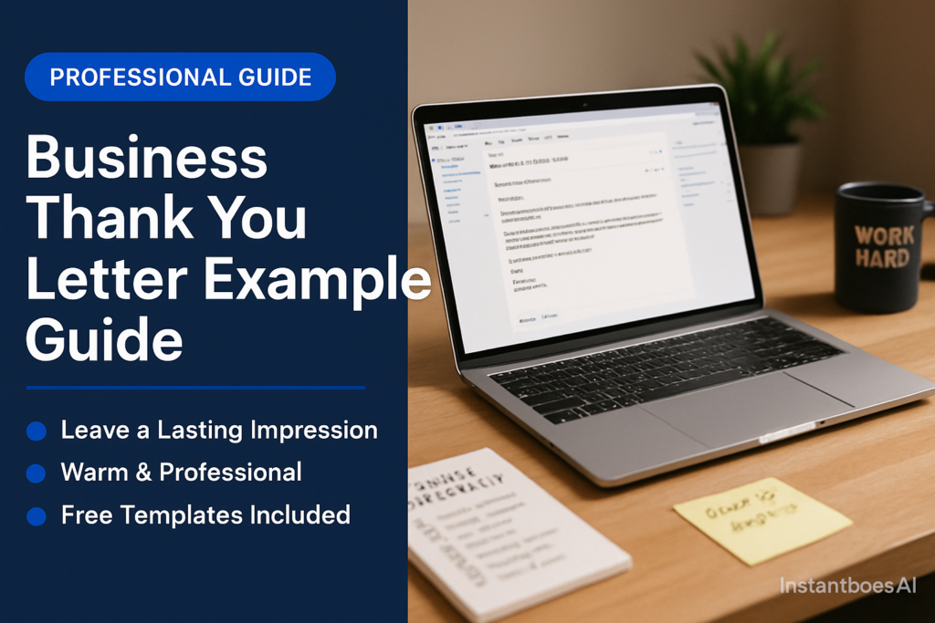 Business Thank You Letter Example: Best Templates & Tips (2026) 2 Thank You Letter Example - professional template and example guide