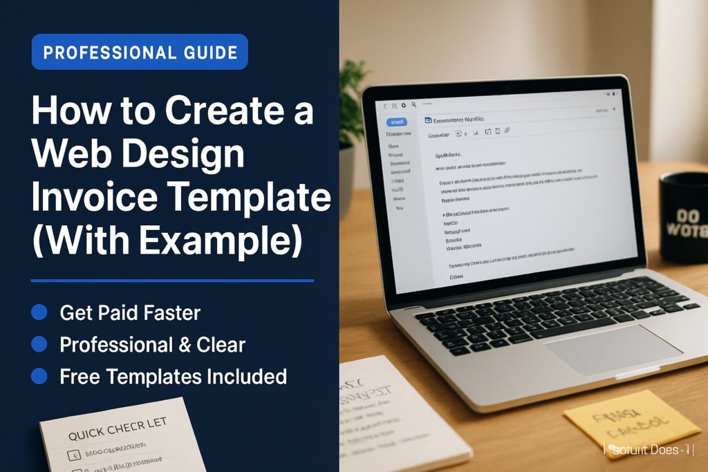 How to Create a Web Design Invoice Template (With Examples) 5 web design invoice template - professional template and example guide